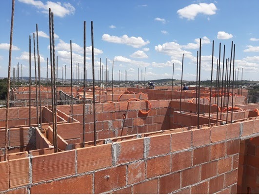 Alvenaria estrutural técnica de construção. 